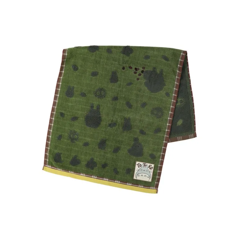 Linge De Maison>Maison Ghibli Grande serviette Vert Automne 60x120 cm - Mon Voisin Totoro
