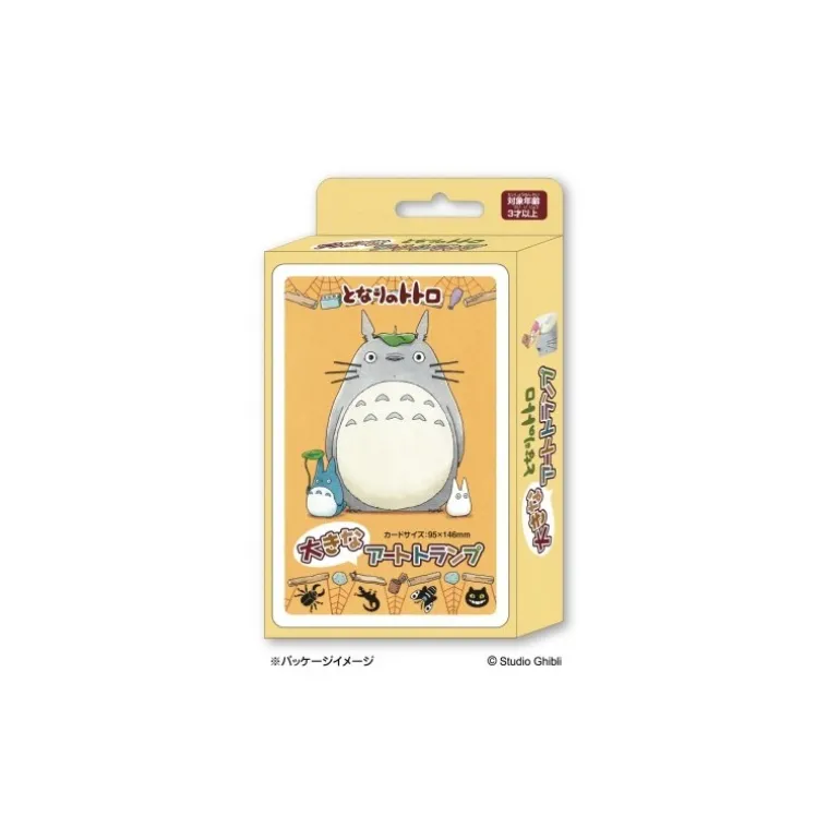 Jeux De Cartes>Maison Ghibli Grandes cartes à jouer Série Art Totoro - Mon Voisin Totoro