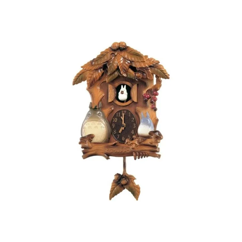 Décoration>Maison Ghibli Horloge Coucou Feuilles de bois - Mon Voisin Totoro