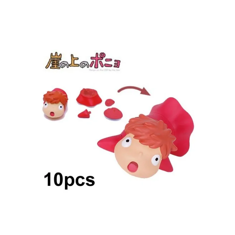 Puzzle>Maison Ghibli Kumukumu 3D Puzzle Ponyo - Ponyo sur la falaise
