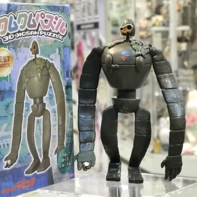 Puzzle>Maison Ghibli Kumukumu 3D Puzzle Robot - Le Château dans le ciel