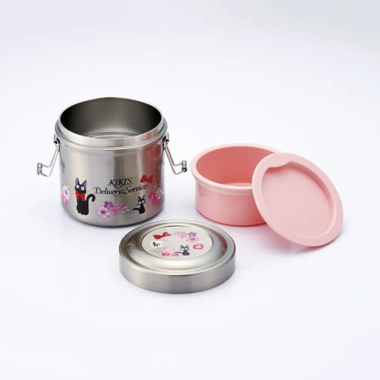Cuisine Et Table>Maison Ghibli Lunch box Isotherme 230ml 2 étages Bouquet de fleurs - Kiki la petite