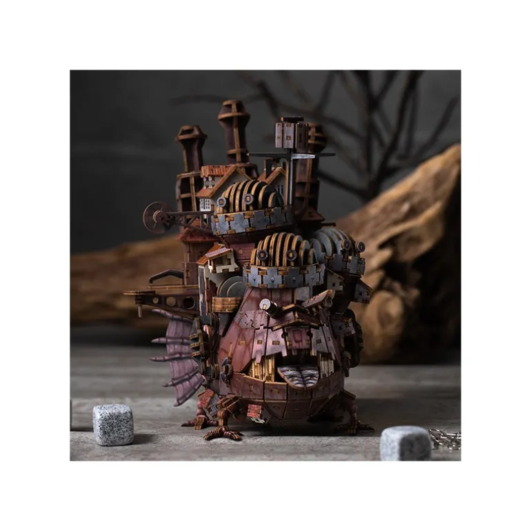 Loisirs Créatifs>Maison Ghibli Maquette en bois Kigumi Château de Hauru - Le Château ambulant
