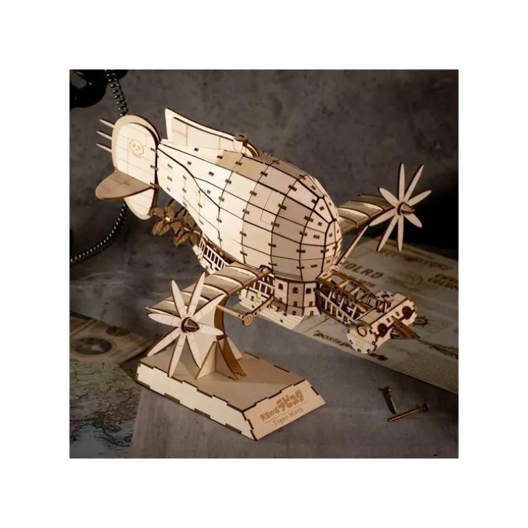 Loisirs Créatifs>Maison Ghibli Maquette en bois Kigumi Tiger Moth - Le Château dans le ciel