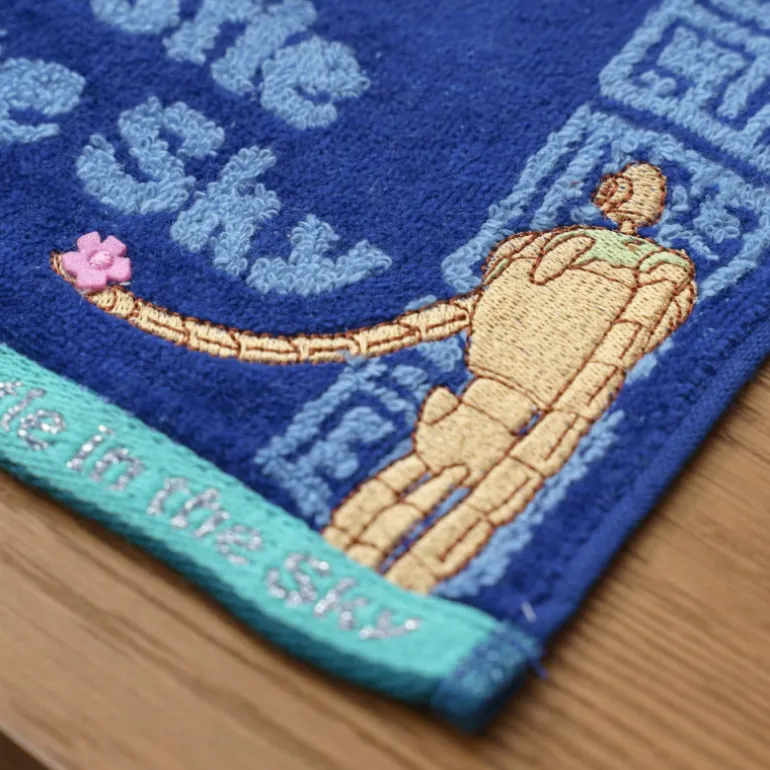 Linge De Maison>Maison Ghibli Mini Serviette Amulette cristal volucite 25x25 cm - Le Château dans l