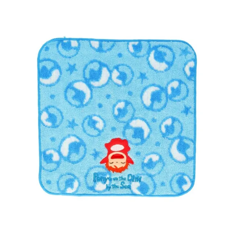 Linge De Maison>Maison Ghibli Mini Serviette Au Fond de l’océan 25 x 25 cm - Ponyo Sur La Falaise