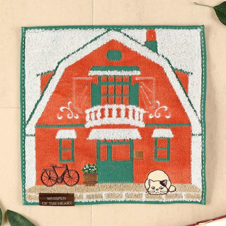Linge De Maison>Maison Ghibli Mini serviette Brocanteur 25x25 cm - Si tu tends l'oreille