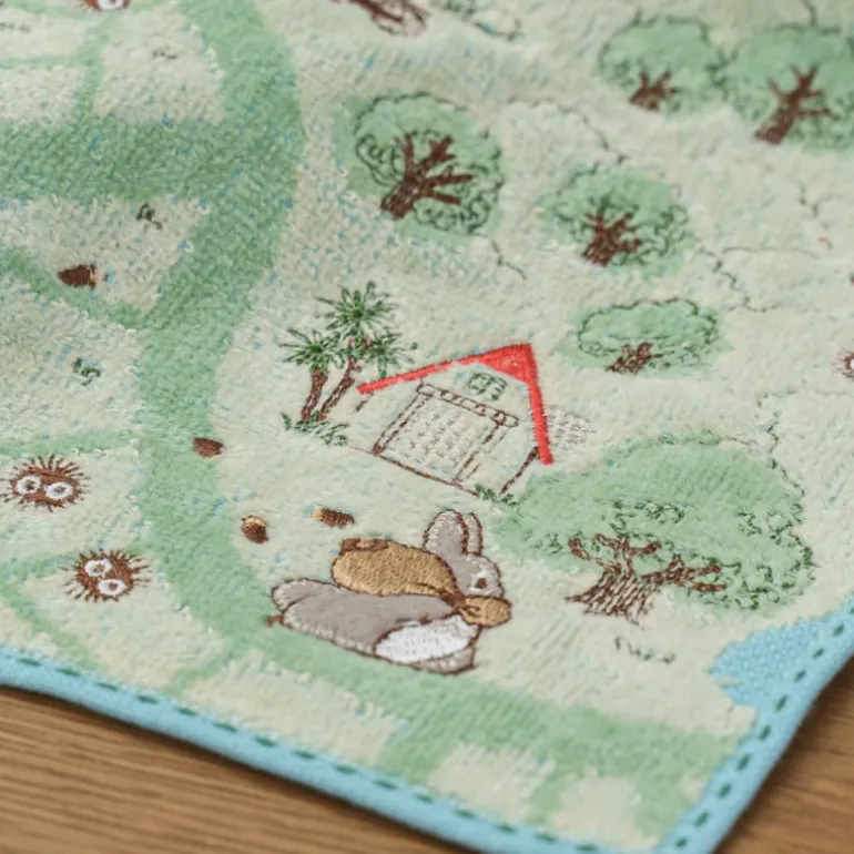 Linge De Maison>Maison Ghibli Mini Serviette Carte de balade 25x25 cm - Mon Voisin Totoro