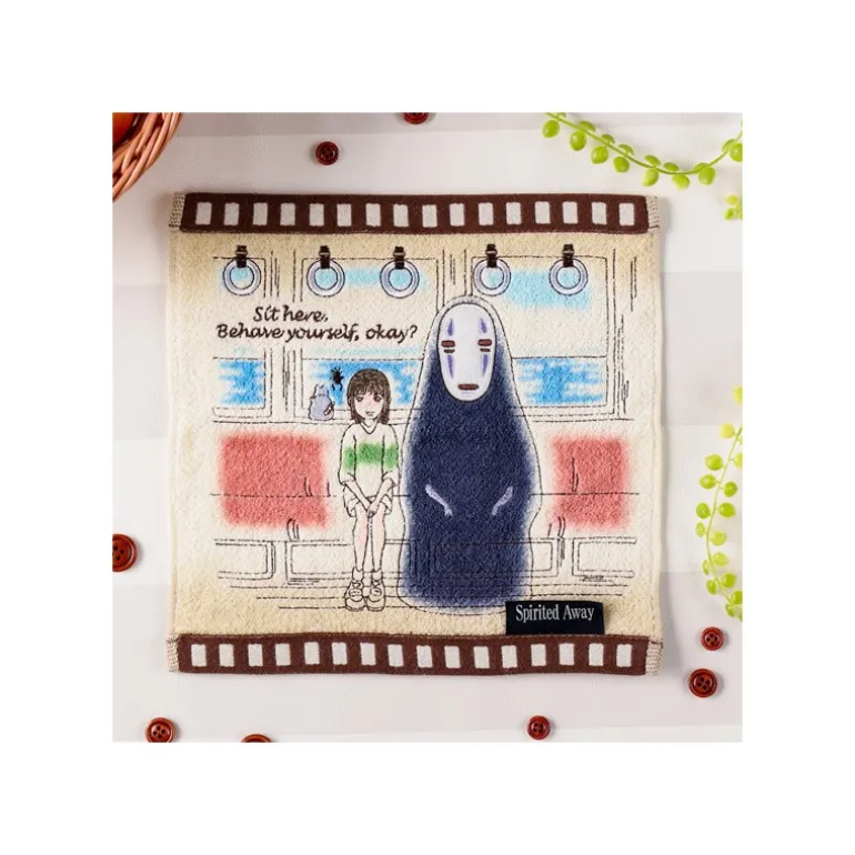 Linge De Maison>Maison Ghibli Mini Serviette Cellulo Chihiro dans le train - Le Voyage de Chihiro