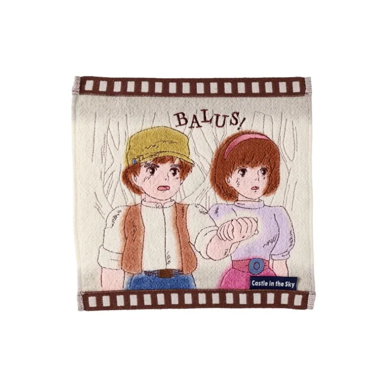 Linge De Maison>Maison Ghibli Mini Serviette Cellulo Sheeta & Pazu - Le Château dans le ciel