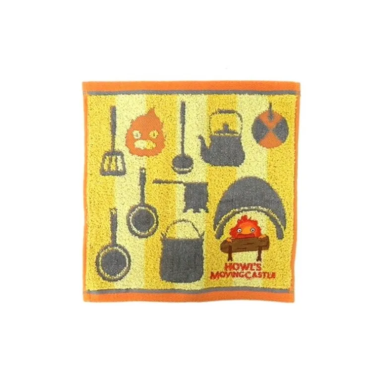 Linge De Maison>Maison Ghibli Mini Serviette Cuisine de Calcifer 25x25 cm - Le Château ambulant