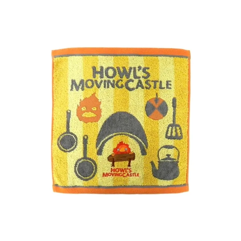 Linge De Maison>Maison Ghibli Mini Serviette Cuisine de Calcifer 34x36 cm - Le Château ambulant