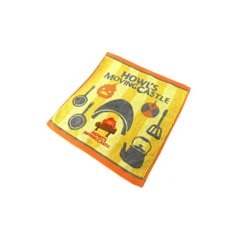 Linge De Maison>Maison Ghibli Mini Serviette Cuisine de Calcifer 34x36 cm - Le Château ambulant