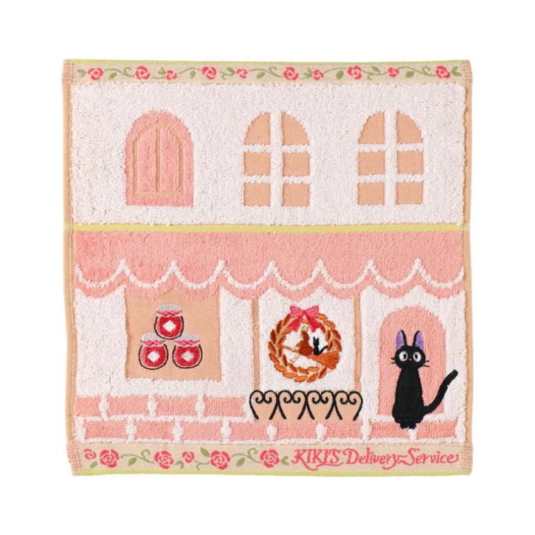Linge De Maison>Maison Ghibli Mini Serviette Jiji Coin de rue 25x25 cm - Kiki la petite sorcière