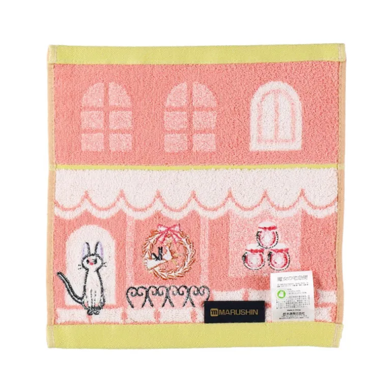 Linge De Maison>Maison Ghibli Mini Serviette Jiji Coin de rue 25x25 cm - Kiki la petite sorcière