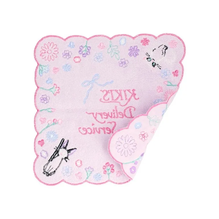 Linge De Maison>Maison Ghibli Mini Serviette Jiji Et Lily 25x25cm - Kiki la petite sorcière