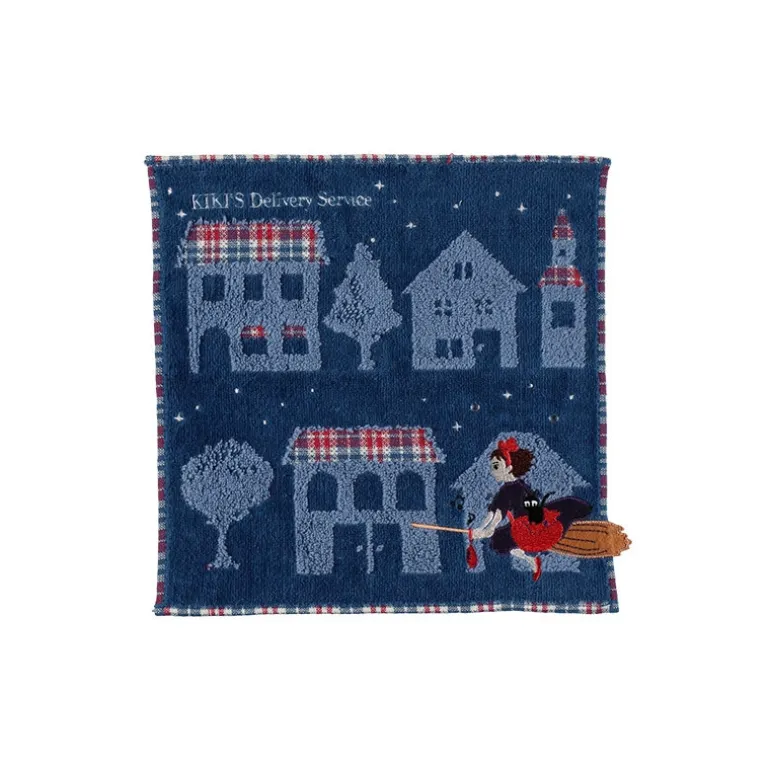 Linge De Maison>Maison Ghibli Mini Serviette La nuit du départ 25x25 cm - Kiki la petite sorcière