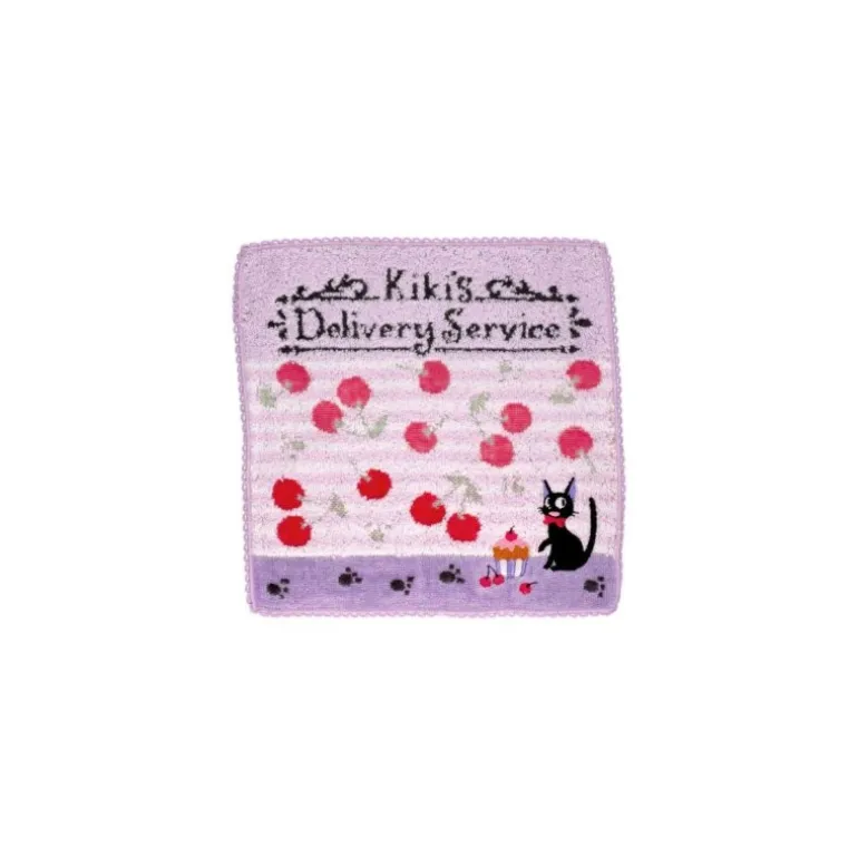 Linge De Maison>Maison Ghibli Mini Serviette L’heure du Goûter 23×23cm - Kiki la petite sorcière