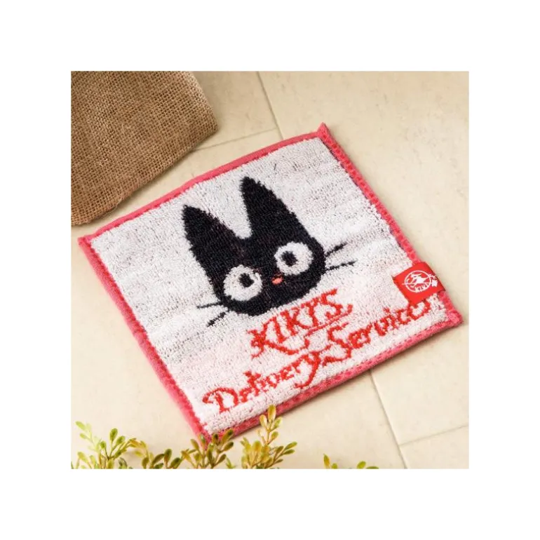 Linge De Maison>Maison Ghibli Mini Serviette Mame Jiji 15x15 cm - Kiki la petite sorcière