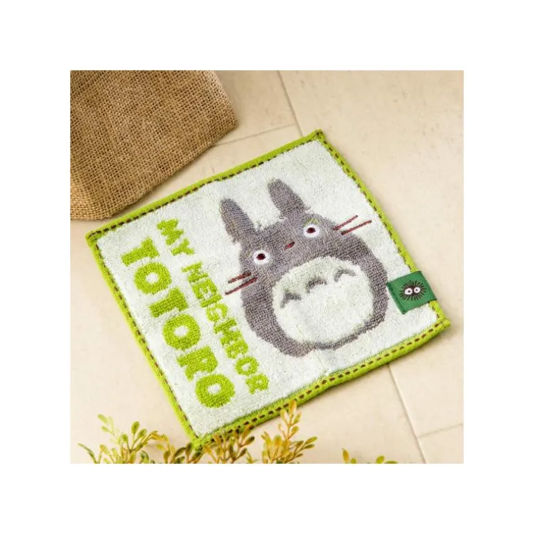 Linge De Maison>Maison Ghibli Mini Serviette Mame Totoro Gris 15x15 cm - Mon Voisin Totoro