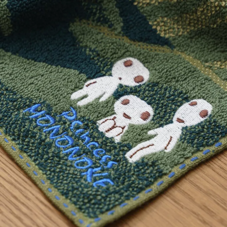 Linge De Maison>Maison Ghibli Mini Serviette Ombre du Dieu Cerf 25x25 cm - Princesse Mononoké