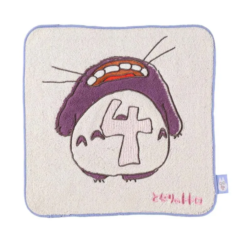 Linge De Maison>Maison Ghibli Mini Serviette Totoro anniversaire 4 25x25 cm - Mon Voisin Totoro