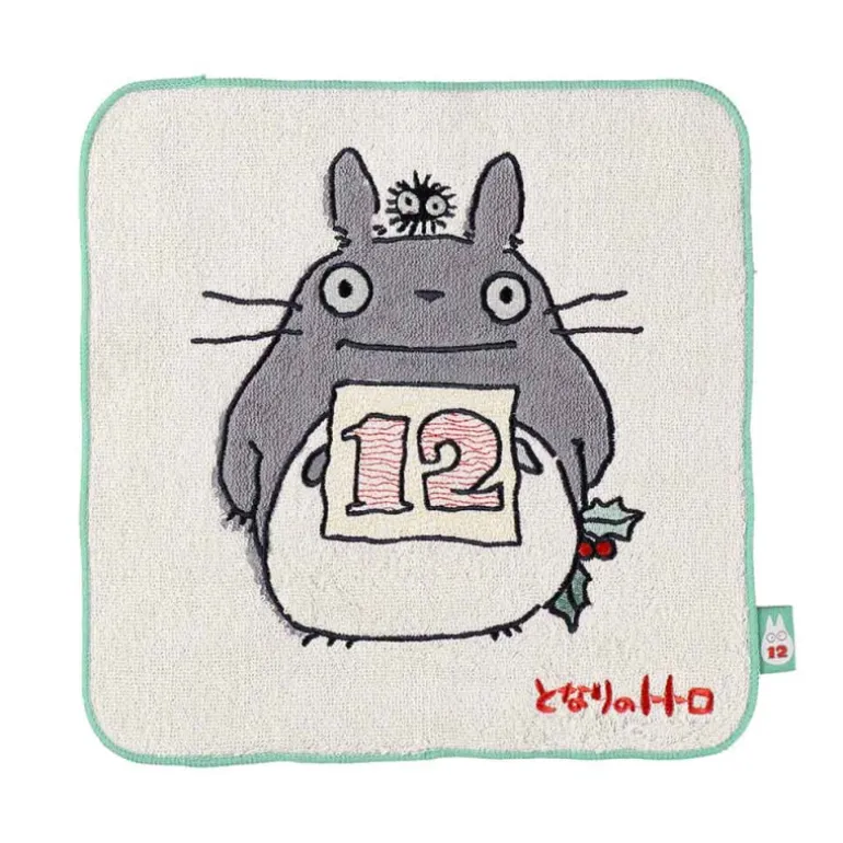 Linge De Maison>Maison Ghibli Mini Serviette Totoro anniversaire 12 25x25 cm - Mon Voisin Totoro