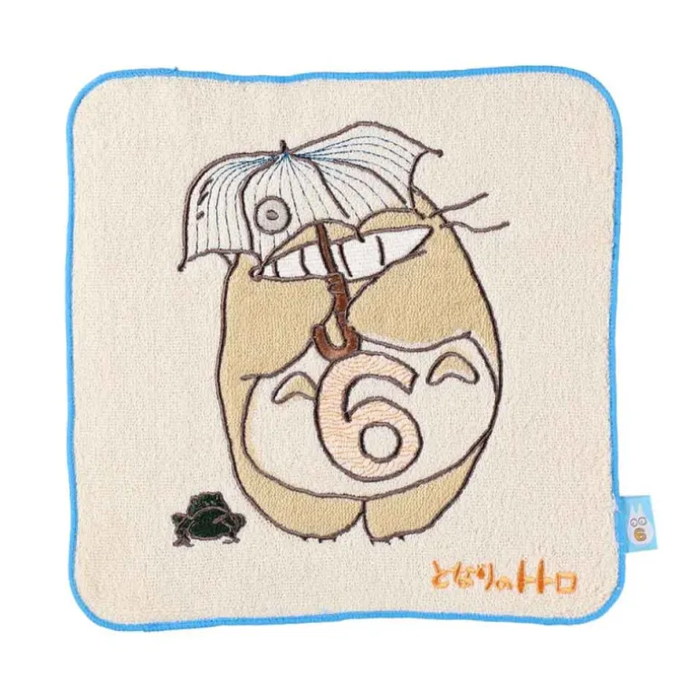 Linge De Maison>Maison Ghibli Mini Serviette Totoro anniversaire 6 25x25 cm - Mon Voisin Totoro