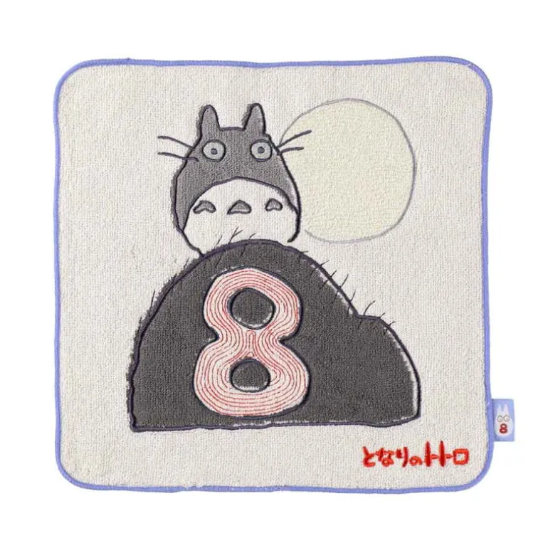 Linge De Maison>Maison Ghibli Mini Serviette Totoro anniversaire 8 25x25 cm - Mon Voisin Totoro