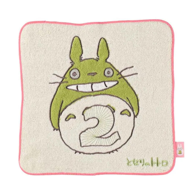 Linge De Maison>Maison Ghibli Mini Serviette Totoro anniversaire 2 25x25 cm - Mon Voisin Totoro