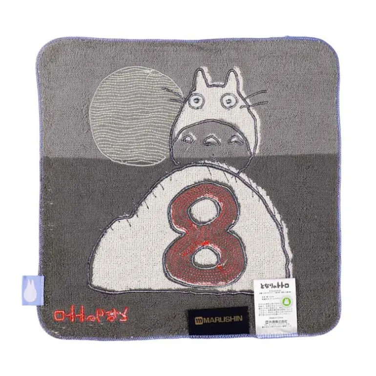 Linge De Maison>Maison Ghibli Mini Serviette Totoro anniversaire 8 25x25 cm - Mon Voisin Totoro