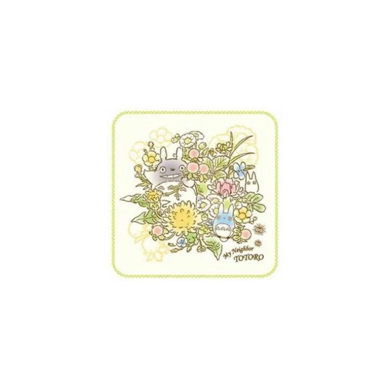 Linge De Maison>Maison Ghibli Mini Serviette Totoro Bouquet de Printemps - Mon Voisin Totoro