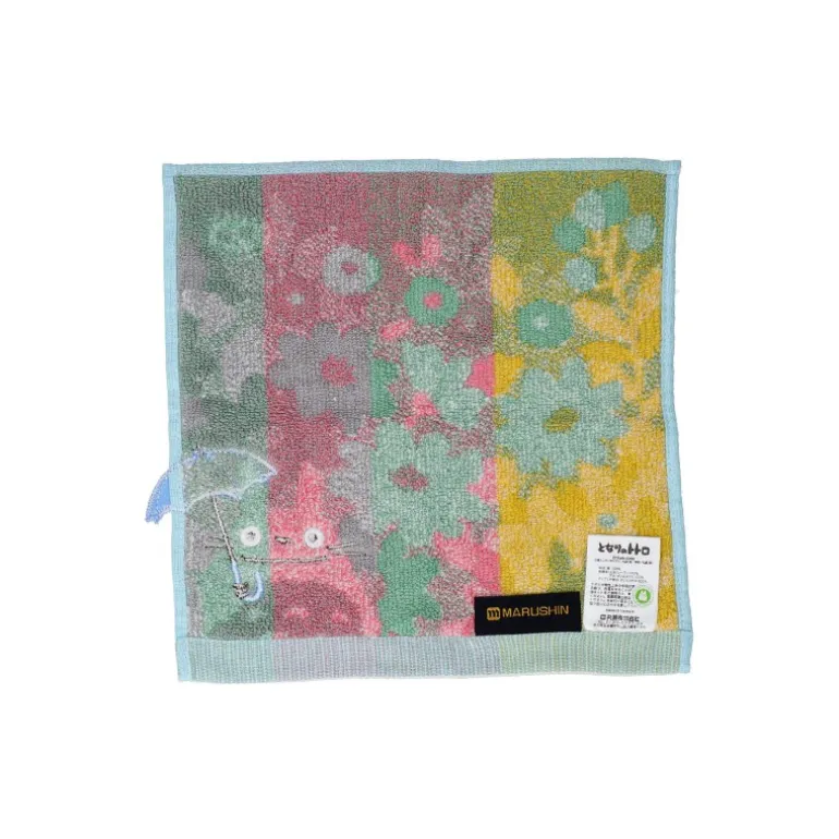 Linge De Maison>Maison Ghibli Mini Serviette Totoro Champs de Fleurs 25x25 cm - Mon Voisin Totoro
