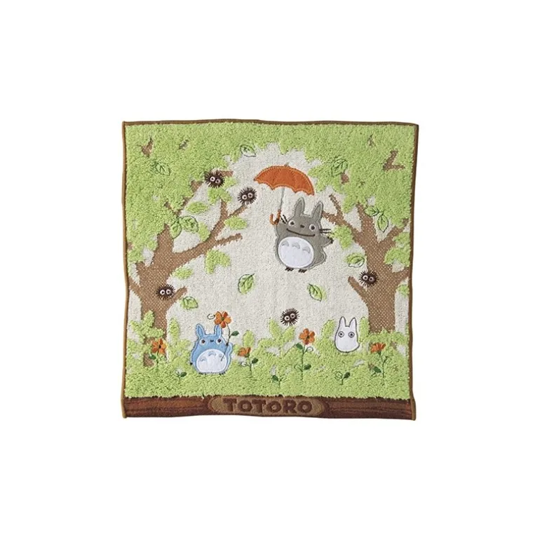 Linge De Maison>Maison Ghibli Mini Serviette Totoro Dans le bosquet 25x25 cm - Mon Voisin Totoro