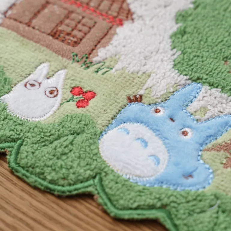 Linge De Maison>Maison Ghibli Mini Serviette Totoro dans le ciel 25x25 cm - Mon Voisin Totoro