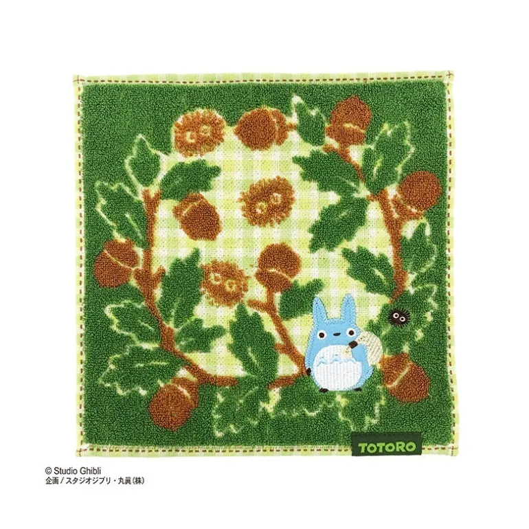 Linge De Maison>Maison Ghibli Mini Serviette verte Le préféré de la forêt 23×23 - Mon Voisin Totoro