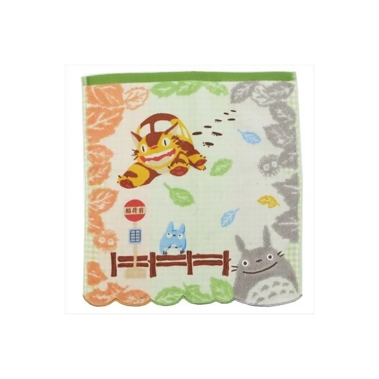 Linge De Maison>Maison Ghibli MINI-SERVIETTE TOTORO ARRÊT DE BUS - MON VOISIN TOTORO