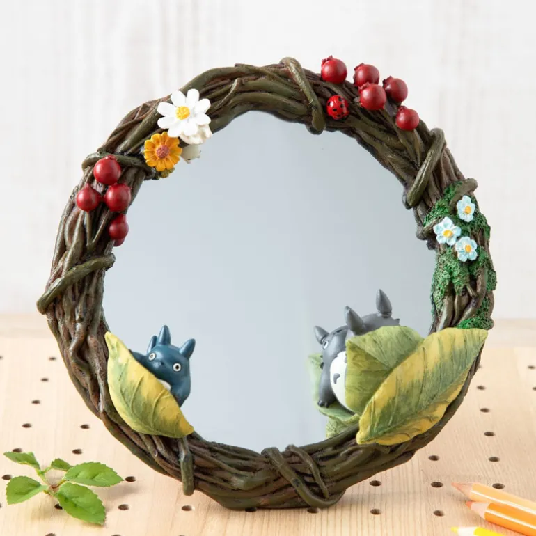 Décoration>Maison Ghibli Miroir Totoro Guirlande de fleurs- Mon Voisin Totoro