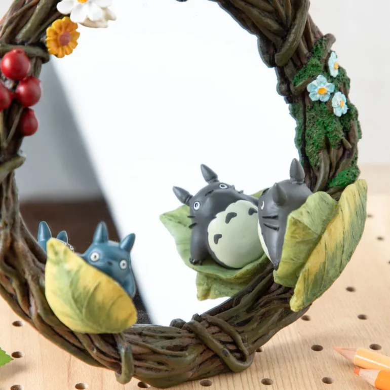 Décoration>Maison Ghibli Miroir Totoro Guirlande de fleurs- Mon Voisin Totoro