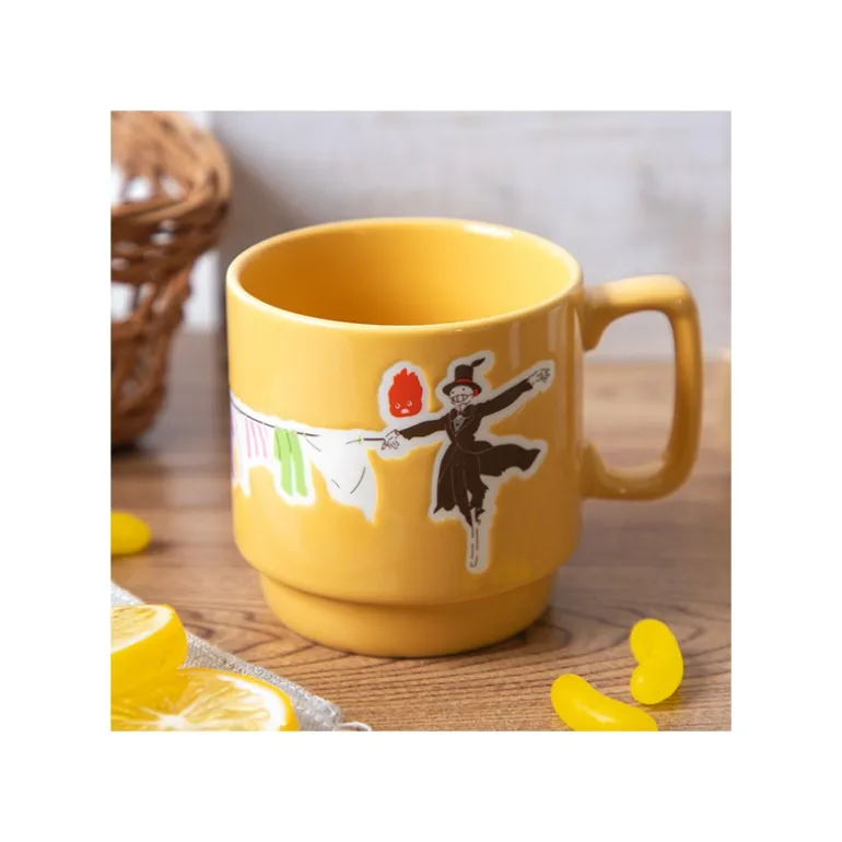 Cuisine Et Table>Maison Ghibli Mug couleur gauffré Grande lessive - Le Château ambulant