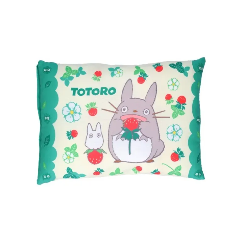 Mobilier>Maison Ghibli Oreiller Totoro Fraises 28 x 39 cm - Mon Voisin Totoro