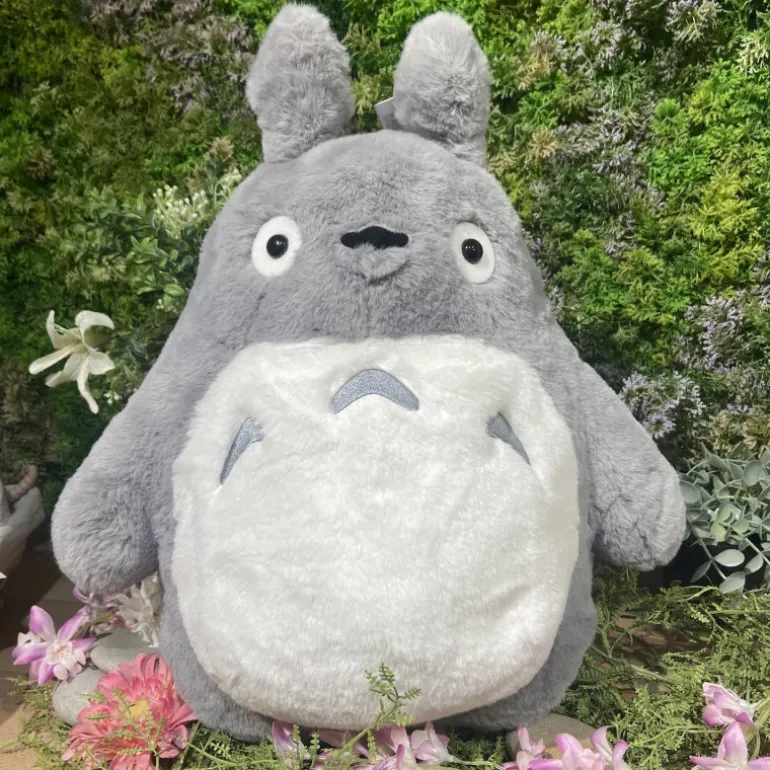 Peluches Classiques>Maison Ghibli Peluche Funwari Totoro Gris L - Mon Voisin Totoro
