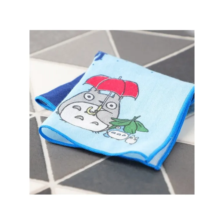 Textile>Maison Ghibli Petit Mouchoir Il Va Pleuvoir - Mon Voisin Totoro