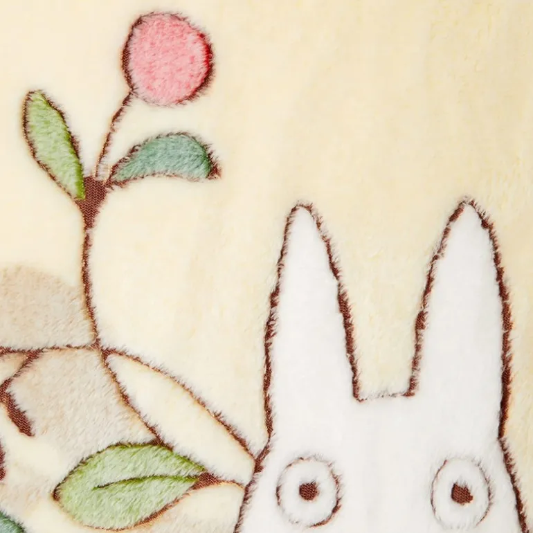 Linge De Maison>Maison Ghibli Plaid Feuilles et noisettes 70x100 cm - Mon Voisin Totoro