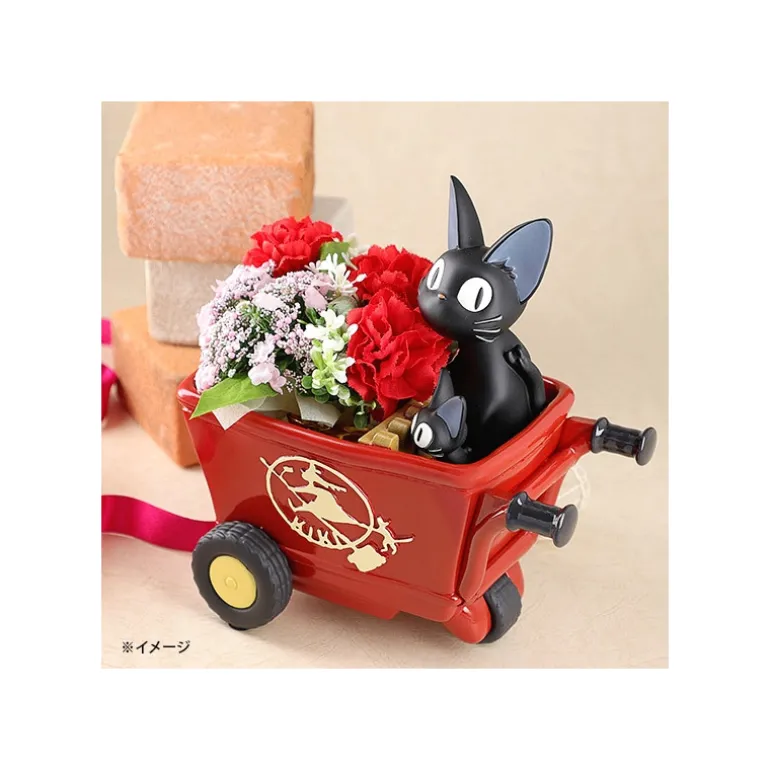 Décoration>Maison Ghibli Planter Jiji Chariot Rouge - Kiki la petite sorcière