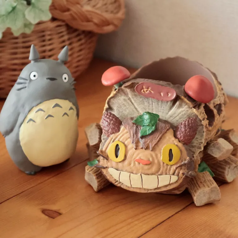 Décoration>Maison Ghibli Planter Totoro Gris & wagon Chatbus - Mon Voisin Totoro