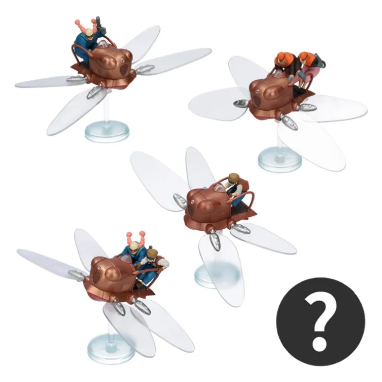 Figurines>Maison Ghibli Pose Collec Assort. de 5 Figurines Flaptter - Le Château dans le ciel