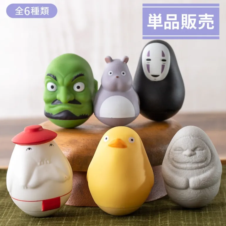 Figurines>Maison Ghibli Pose Collect Assort. de 6 Figurines Roly-poly - Le Voyage de Chihiro