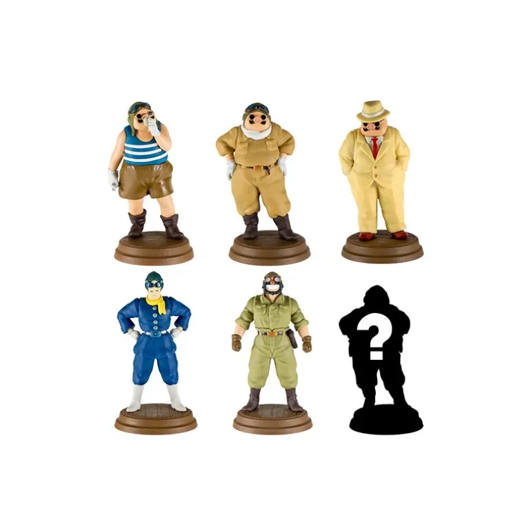 Figurines>Maison Ghibli Pose Collection Assort. de 6 Figurines Marco - Porco Rosso