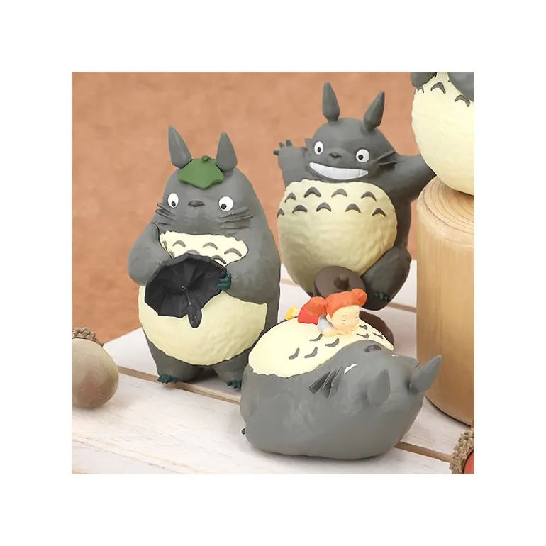 Figurines>Maison Ghibli Pose Collection Assort. de 6 Figurines Totoro 02 – Mon Voisin Totoro